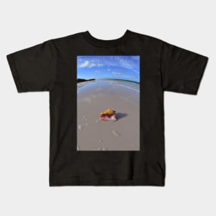 Conch Shell On The Beach in the Bahamas Kids T-Shirt